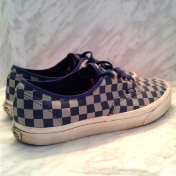 Vans Authentic Harry Potter Ravenclaw BLUE GREY checker-board mens sz 10.5 - Picture 3 of 8